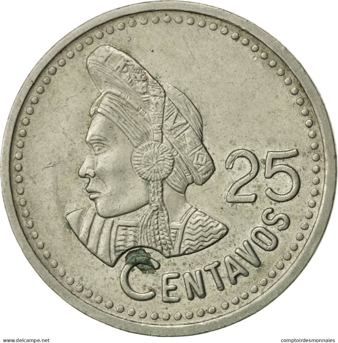 Monnaie, Guatemala, 25 Centavos, 1997, TTB, Copper-nickel, KM:278.5 - Guatemala