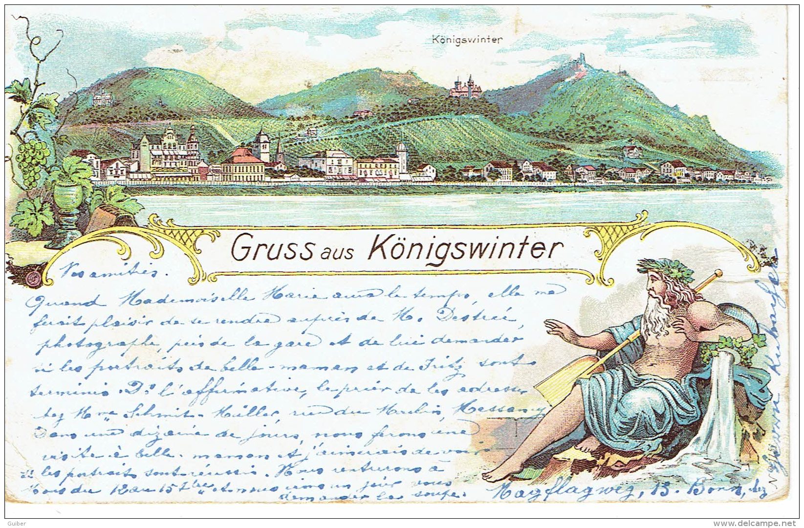 Gruss Aus Konigswinter 1900 - Koenigswinter