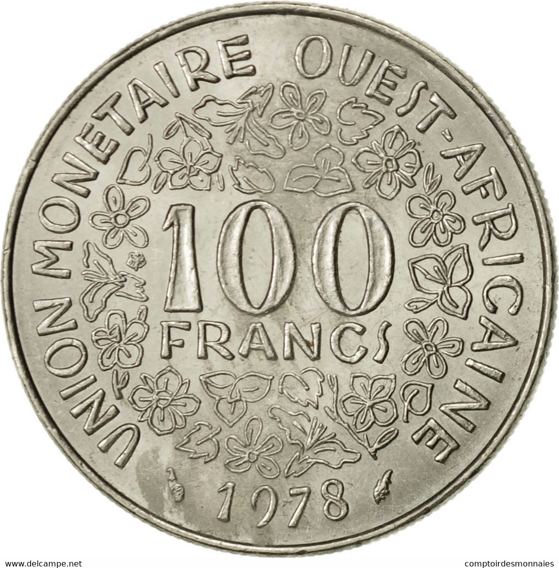 Monnaie, West African States, 100 Francs, 1978, Paris, TTB+, Nickel, KM:4 - Elfenbeinküste