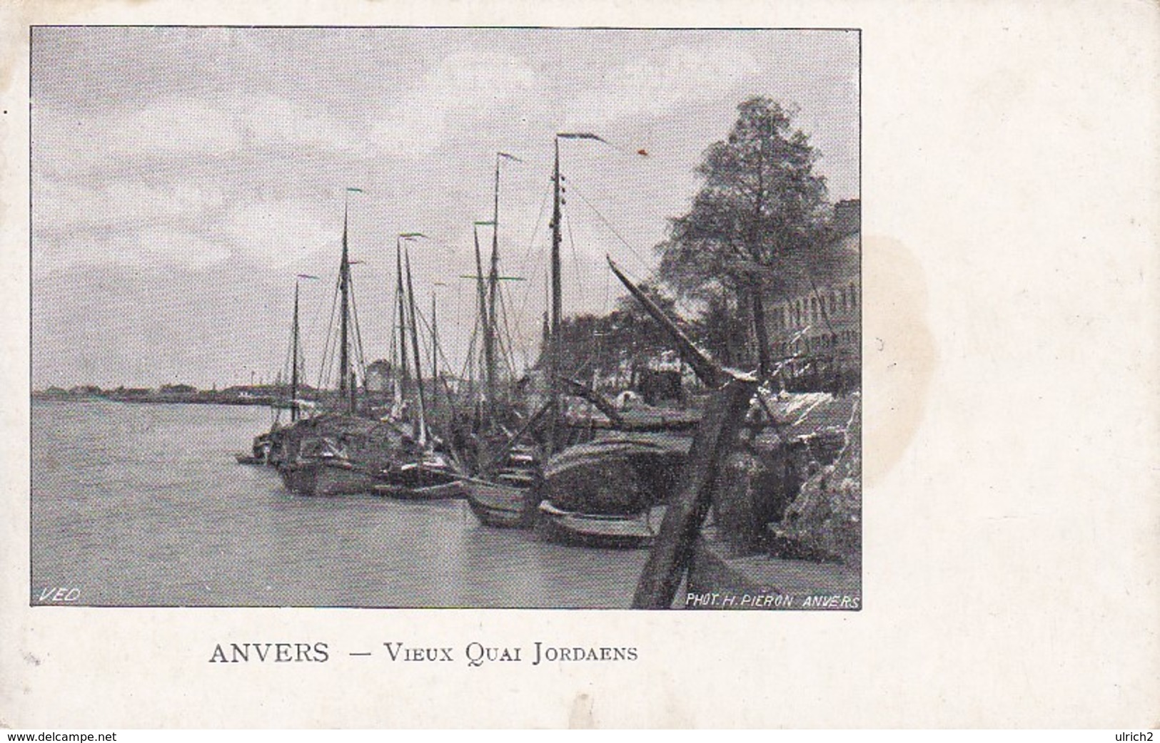 CPA Anvers - Vieux Quai Jordaens (29917) - Antwerpen