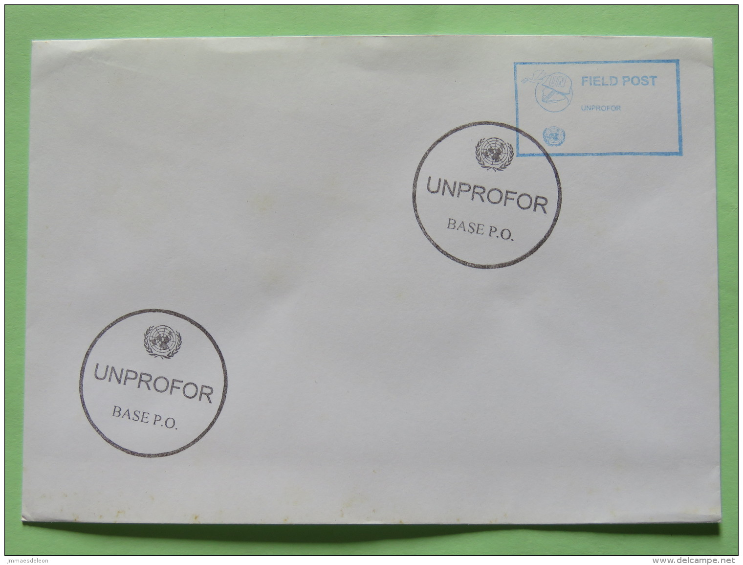 United Nations (New York) 1992 Unused Cover Cancelled For UNPROFOR (United Nation Protection Force) Peace Keeping In Cro - Brieven En Documenten