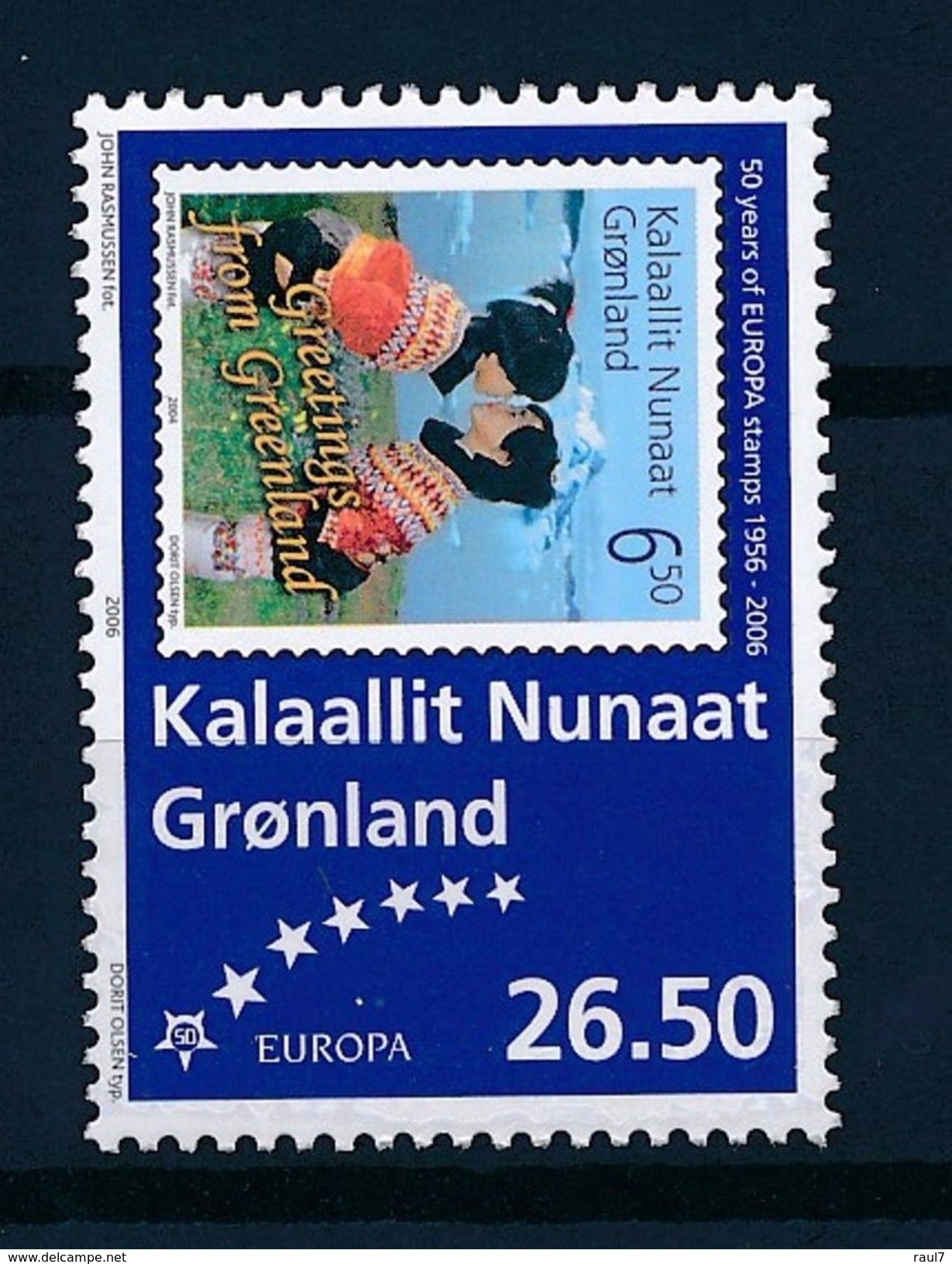 Groenland - 50th ANN. EUROPA-CEPT - 1 Val Neufs // Mnh - 2006