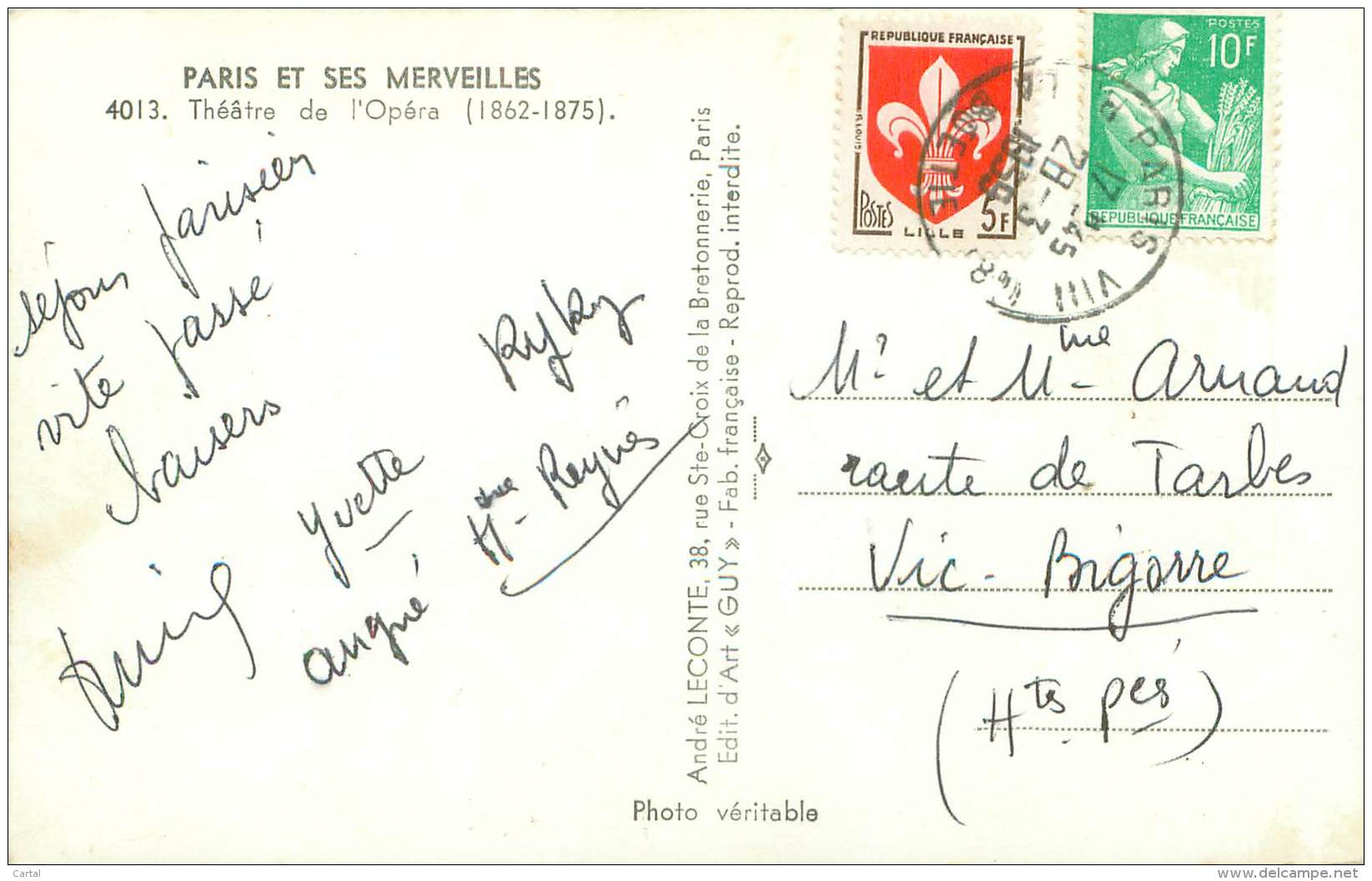 75 - PARIS - Théâtre De L'Opéra - Autres Monuments, édifices