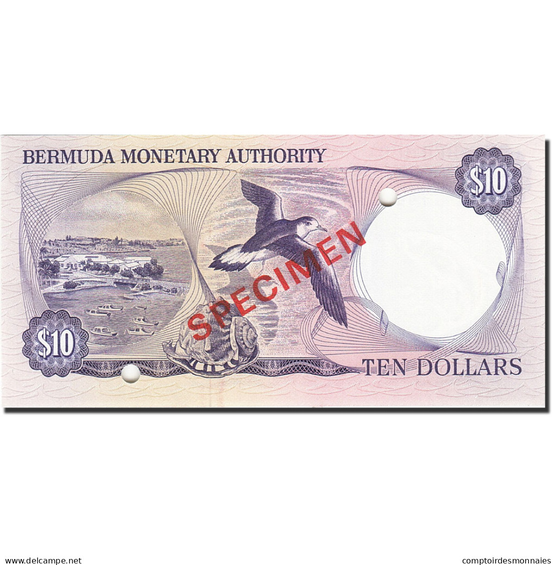 Billet, Bermuda, 10 Dollars, 1974-1982, 1978-04-01, KM:30s, NEUF - Bermuda