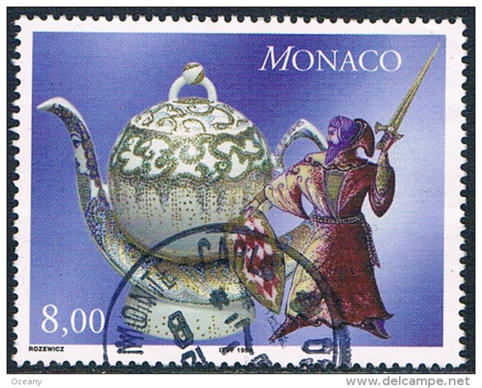 Monaco - Porcelaine D'art 2161 Oblit. - Gebraucht