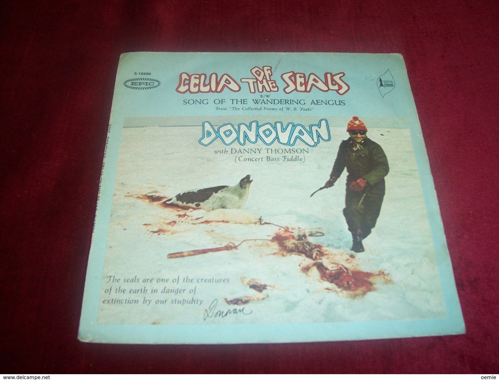 DONOVAN / SONG OF THE WANDERING AENGUS °°  BO  DU FILM  CELIA OF THE SEALS - Soundtracks, Film Music