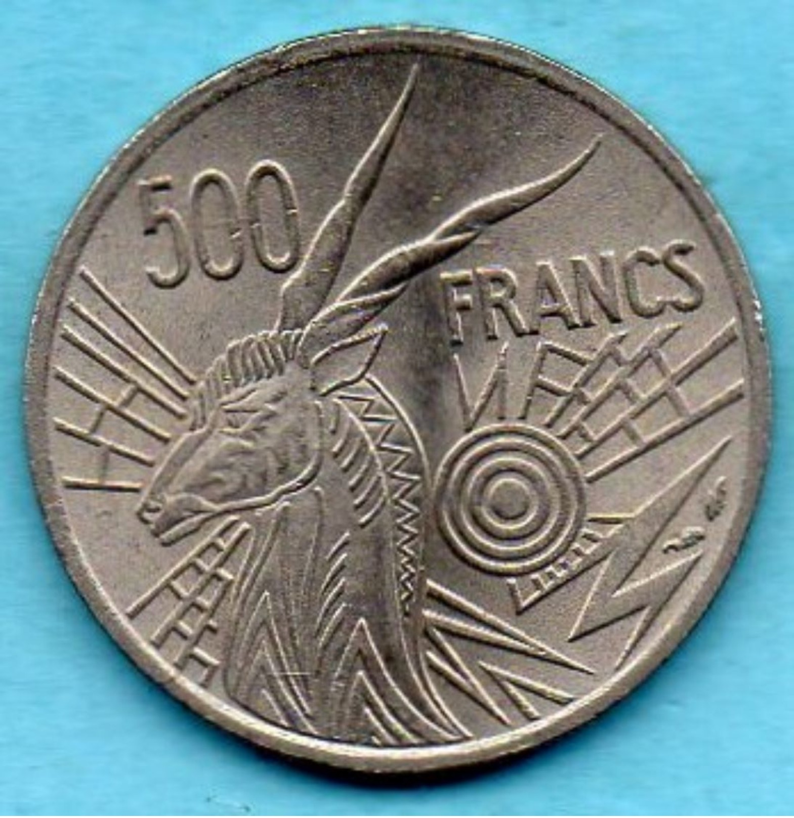 C35/  CENTRAL AFRICAN STATES / GABON  500 FRANCS 1977 D KM#12 - Central African Republic