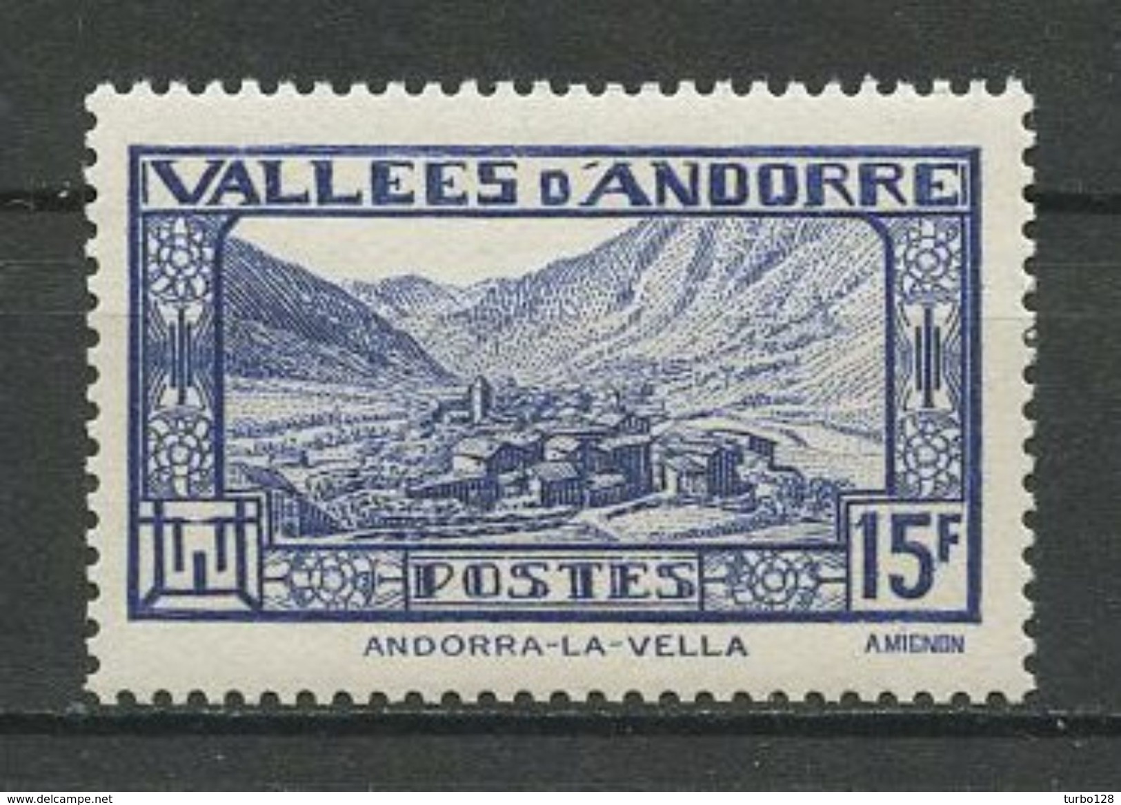 ANDORRE  1937 N° 91 ** Neuf MNH Superbe Cote 1.60 &euro; Andorre La Vieille - Neufs