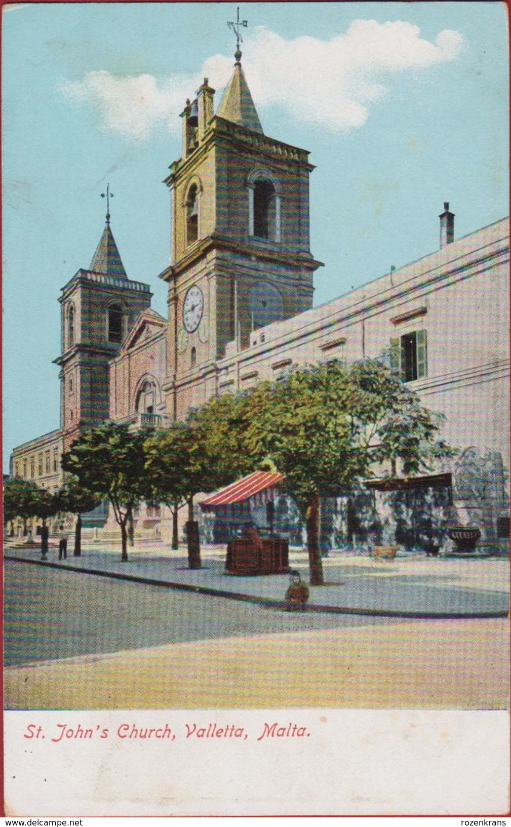 Malta Saint St. John's Church Valletta Malta - Malte