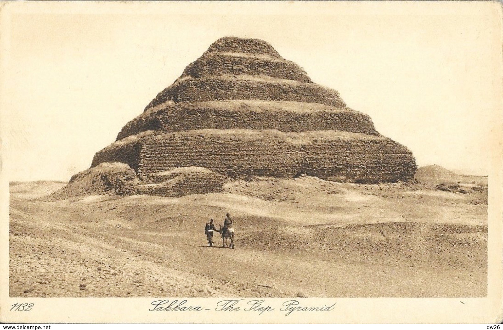 Pyramide De Sakkara - The Step Pyramid - Carte Lehnert & Landrock Non Circulée - Piramidi