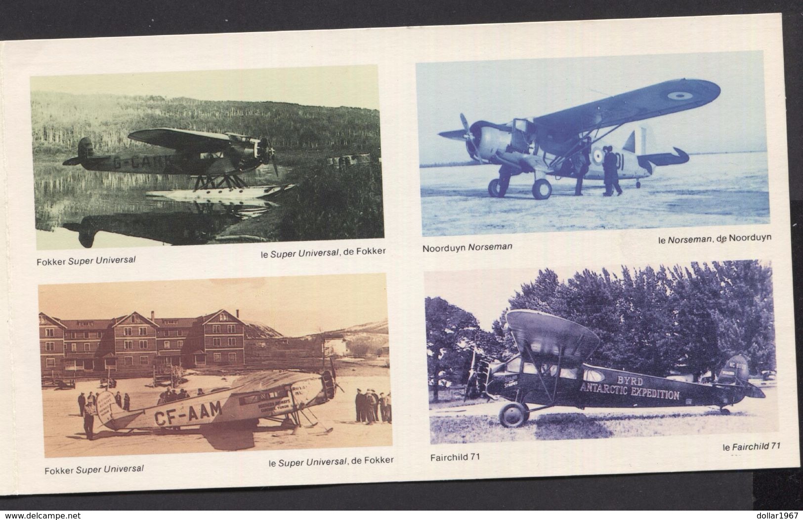 Canadian Bush Aircarft  -   Used  -  See The 2  Scans For Condition. ( Originalscan !!! ) - 1946-....: Moderne