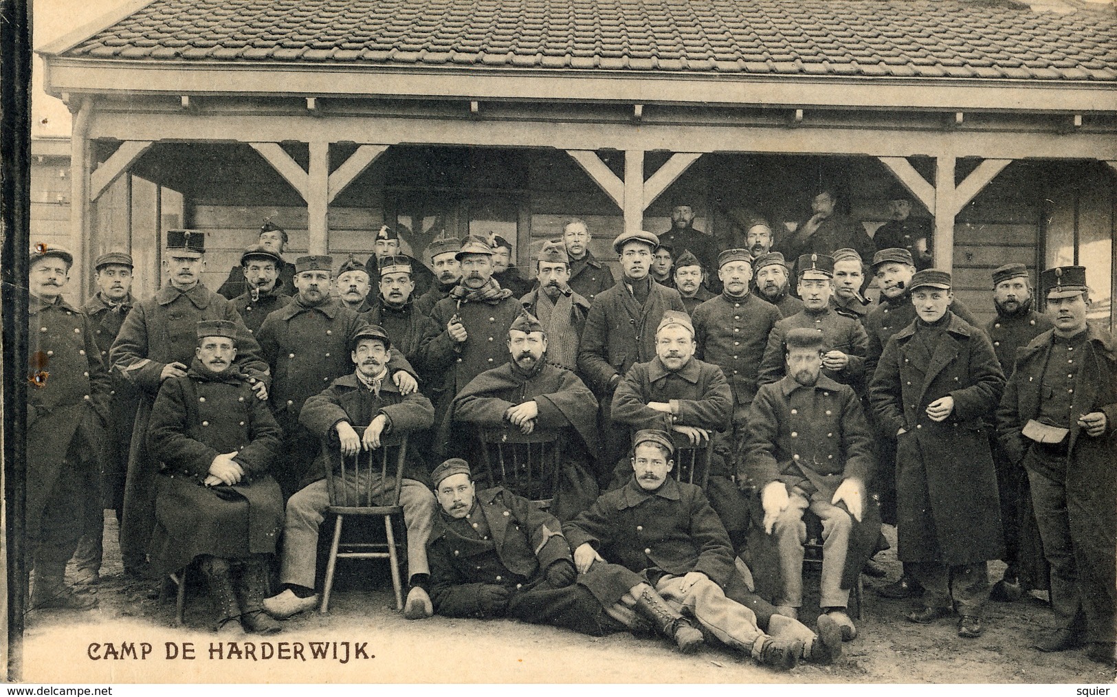 WW 1, Camp De Harderwijk, Belgen Met Klompen - Harderwijk