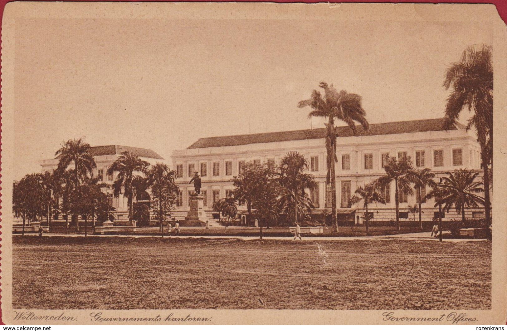 Indonesia Jakarta Nederlands Indie Dutch East Indies Weltevreden Gouvernements Kantoren Government Offices - Indonésie