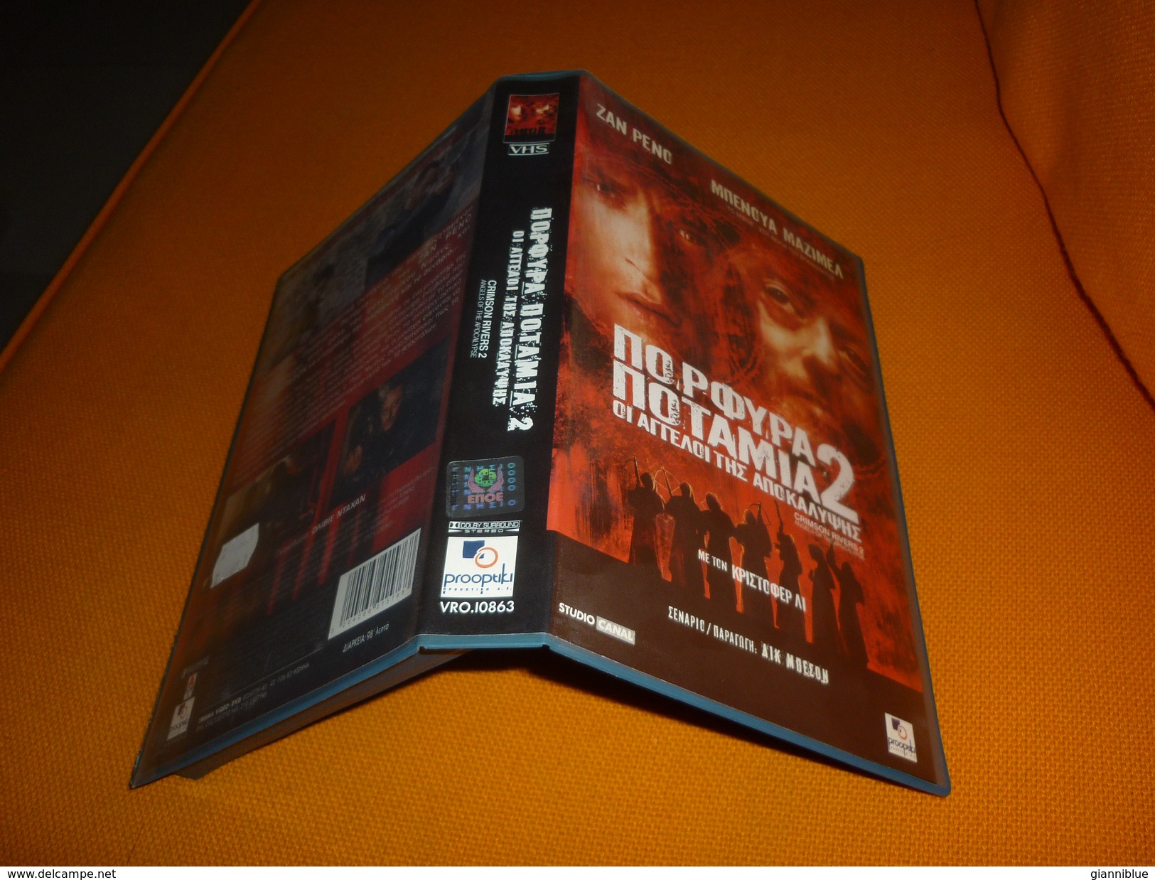 Crimson Rivers 2 Angels Of The Apocalypse Old Greek Vhs Cassette Tape From Greece - Azione, Avventura