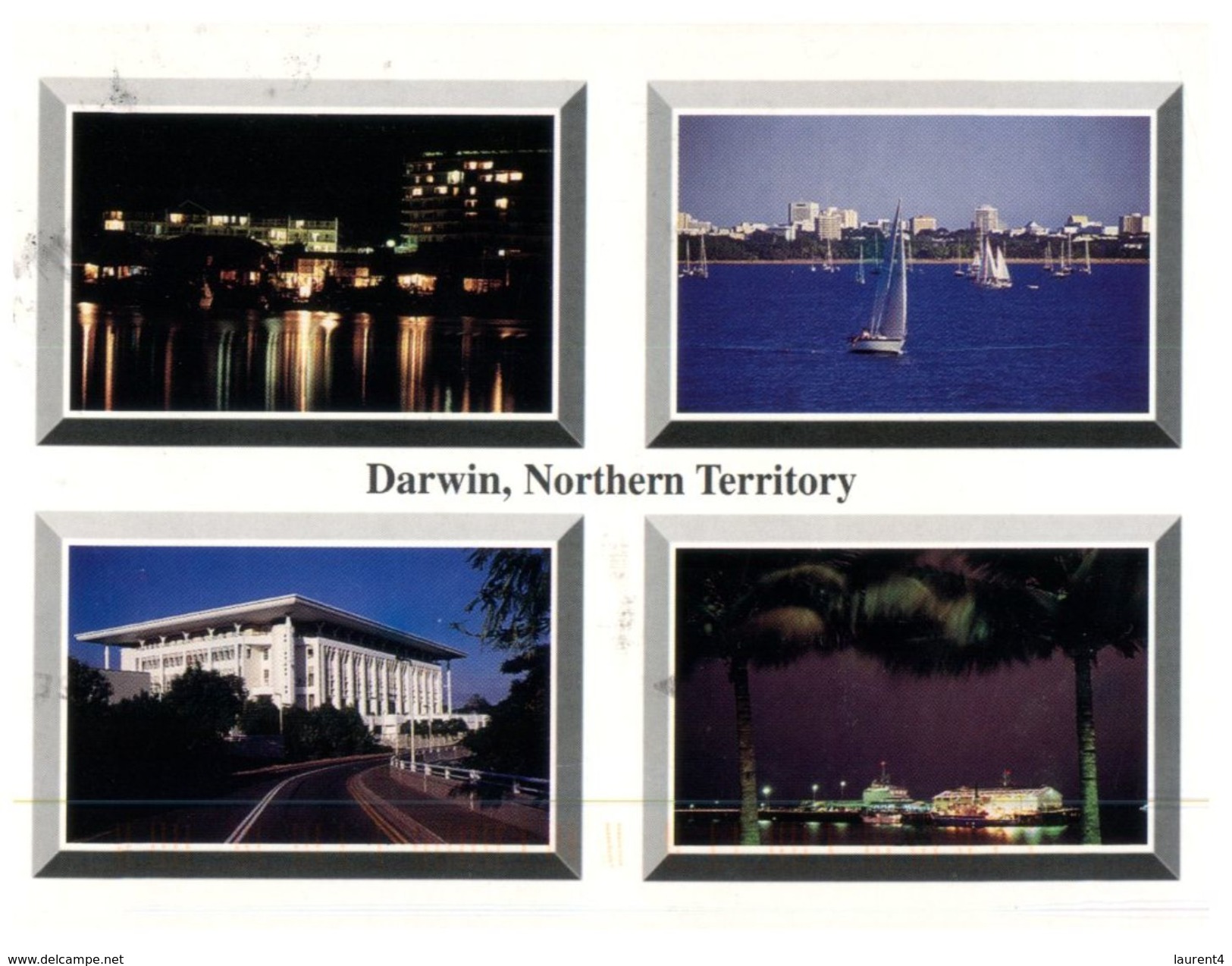 (45) Australia - (with Stamp At Back Of Card)  - NT - Darwin - Darwin