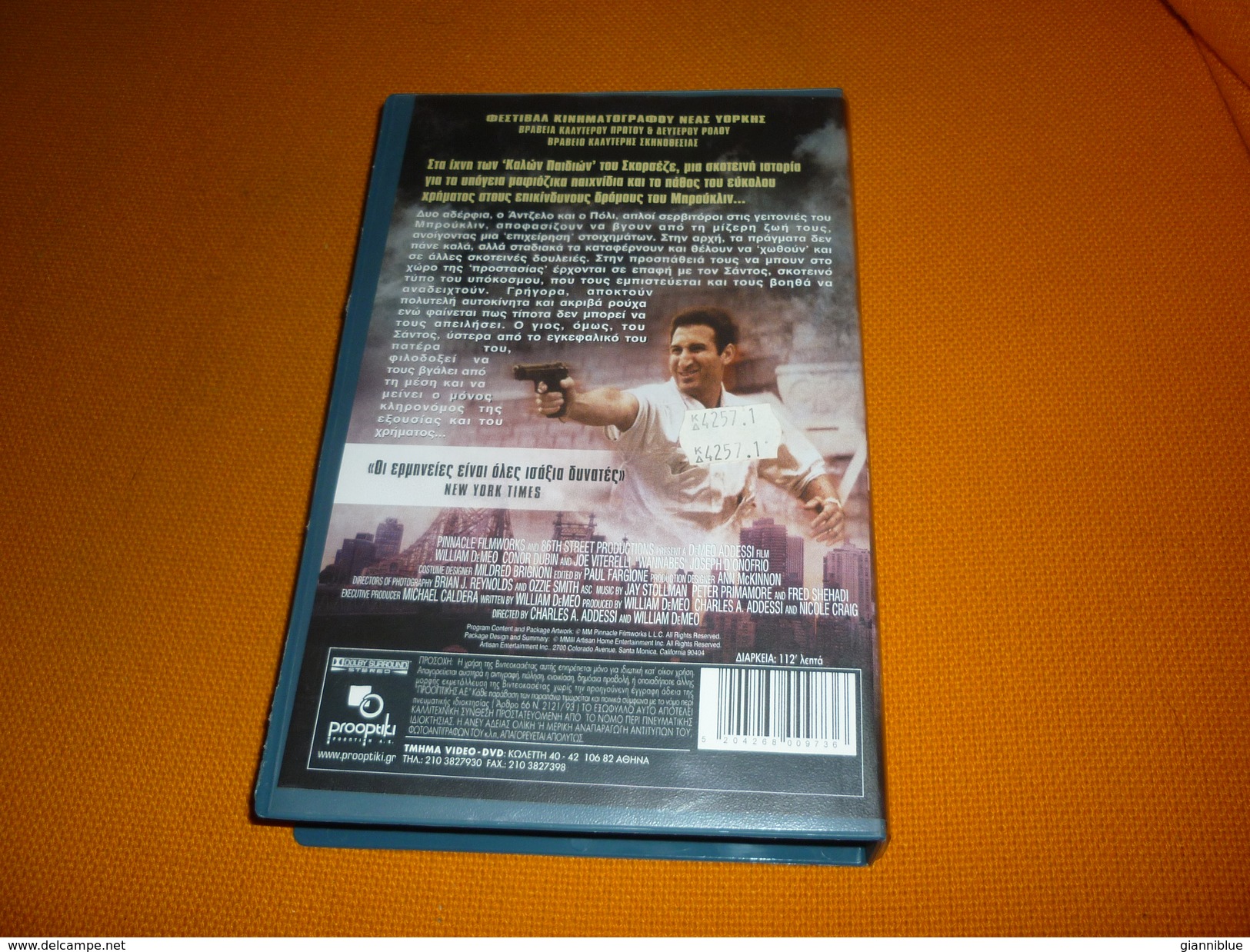 Wannabes Old Greek Vhs Cassette Tape From Greece - Action, Adventure