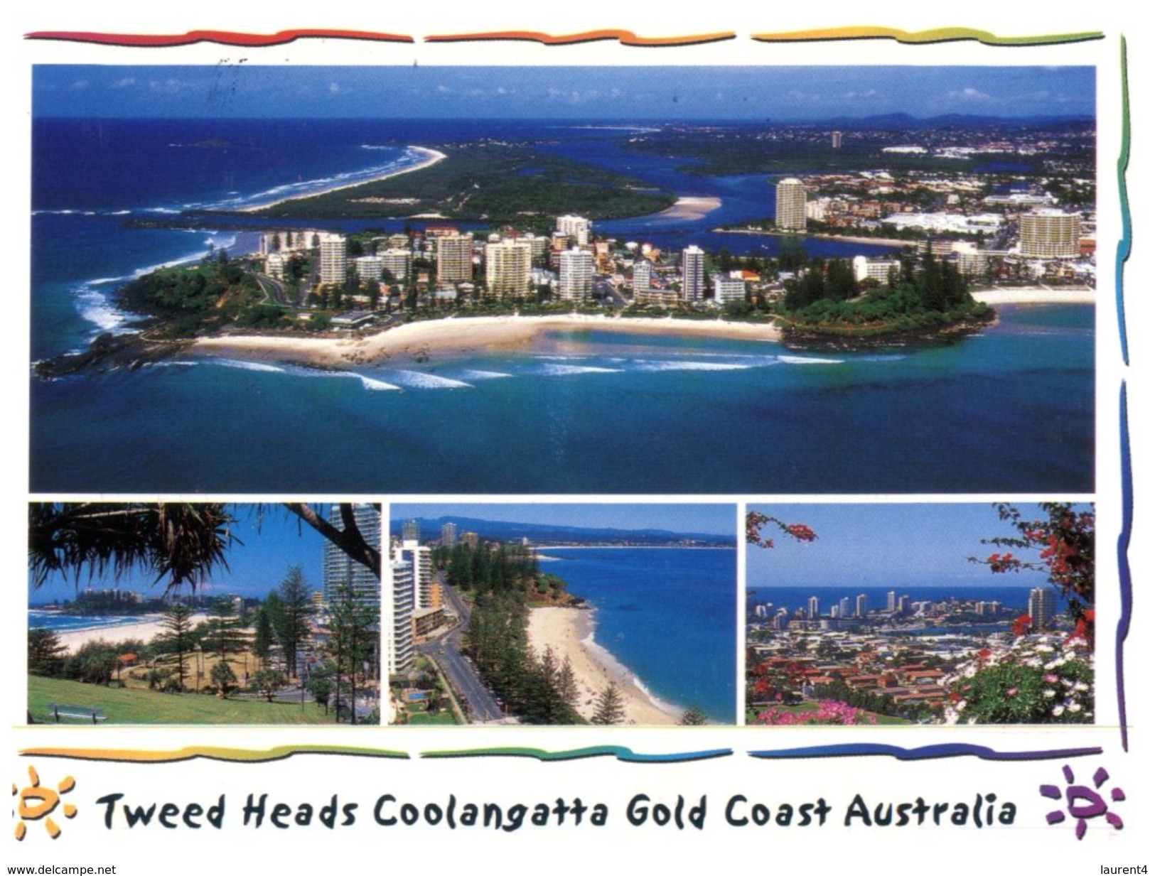 (45) Australia - (with Stamp At Back Of Card)  - QLd - Tweed Heads - Sunshine Coast