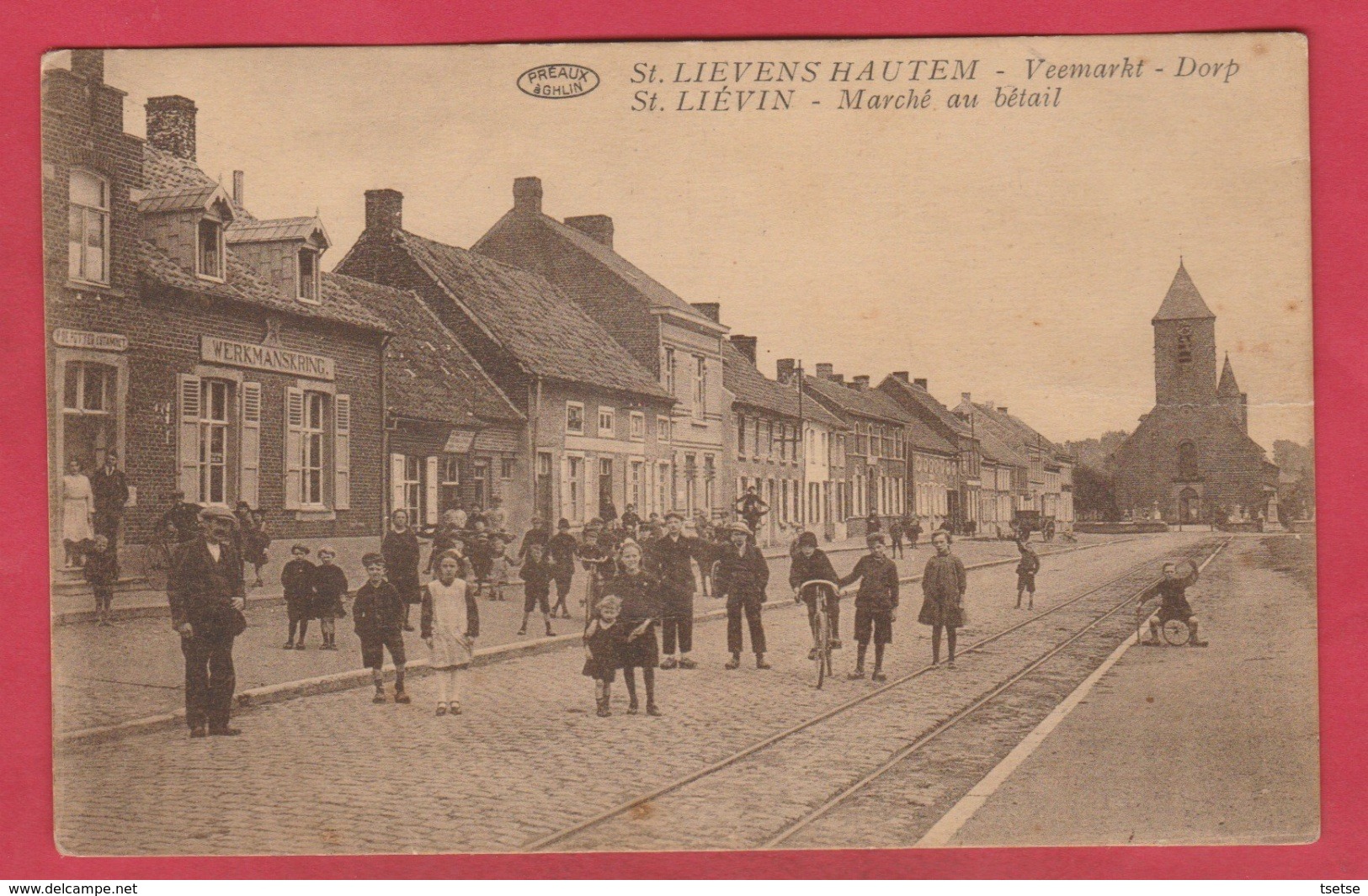 St. Lievens-Houtem - Veemarkt - Dorp ...  Top Geanimeerd ( Verso Zien ) - Sint-Lievens-Houtem