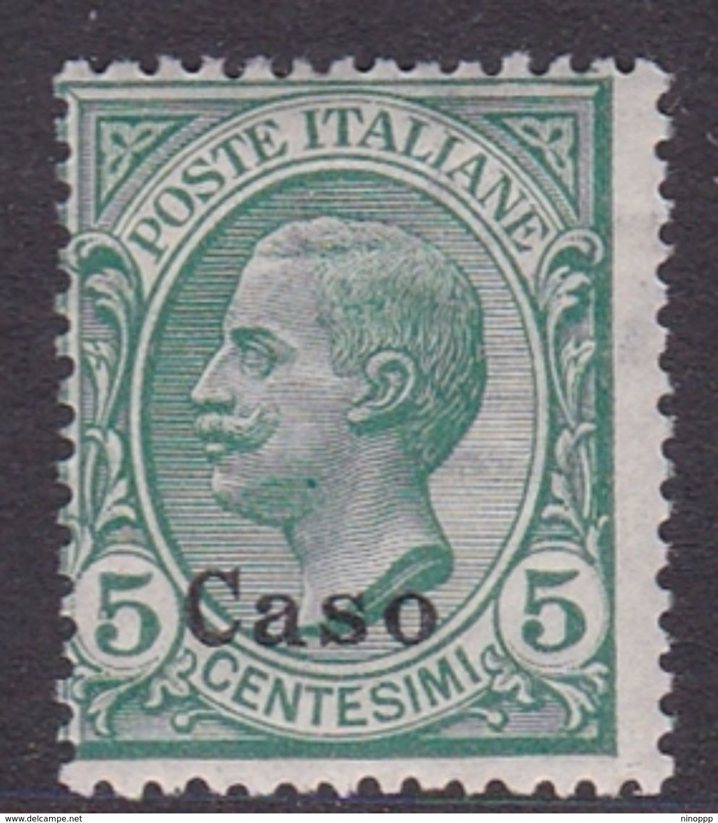 Italy-Colonies And Territories-Aegean-Caso S2 1912 5c Green MNH - Egeo (Caso)