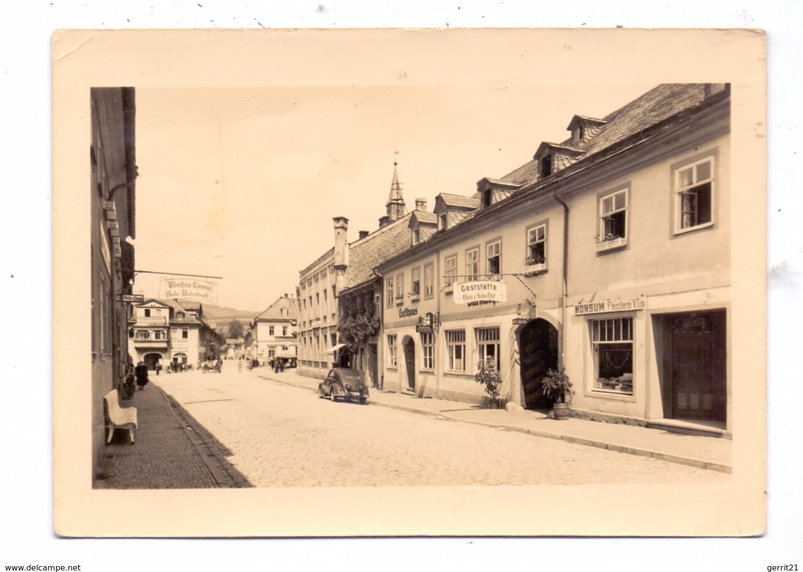 0-6804 LEUTENBERG, Gaststätte "Garküche", 1964, Druckstelle - Leutenberg