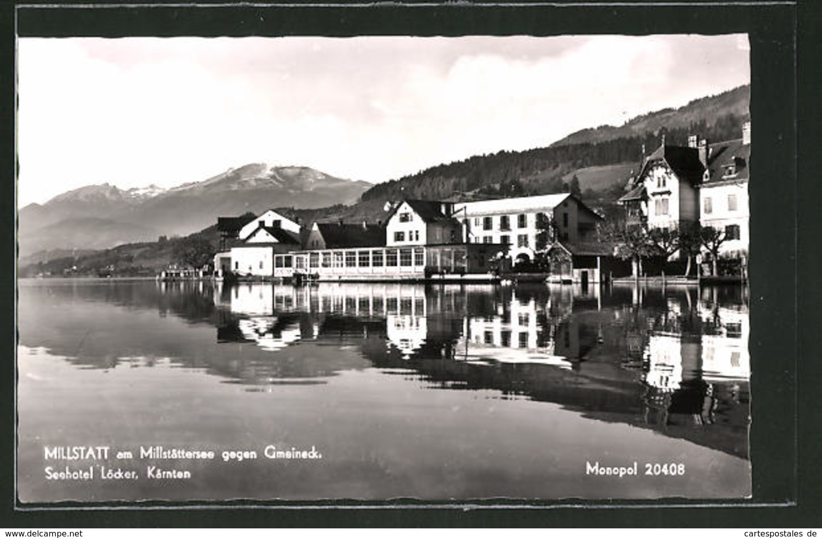 AK Millstatt Am Millstättersee, Seehotel Löcker Mit Gmeineck - Autres & Non Classés