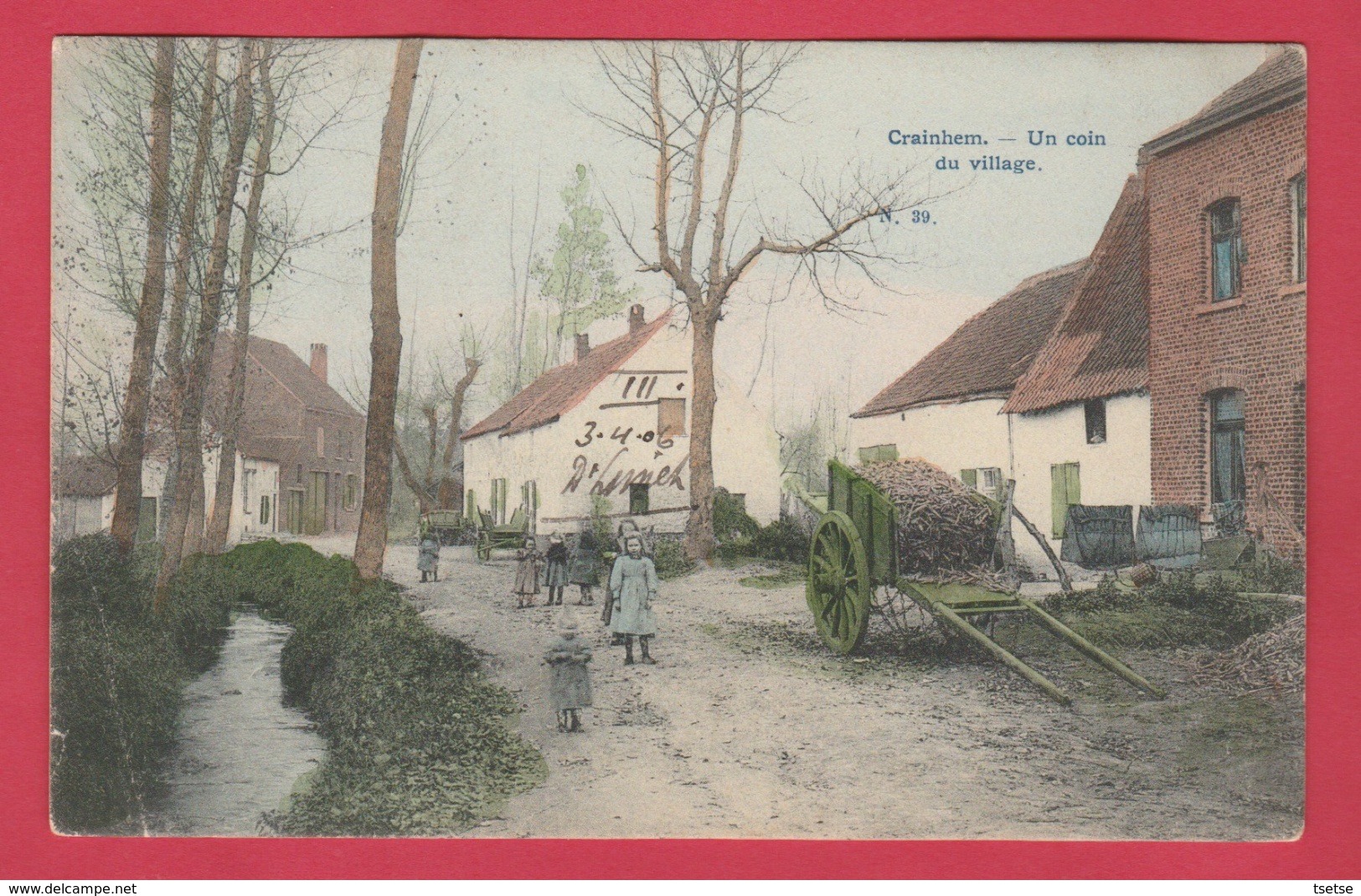 Kraainem / Crainhem - Un Coin Du Village - 1906 ( Verso Zien ) - Kraainem