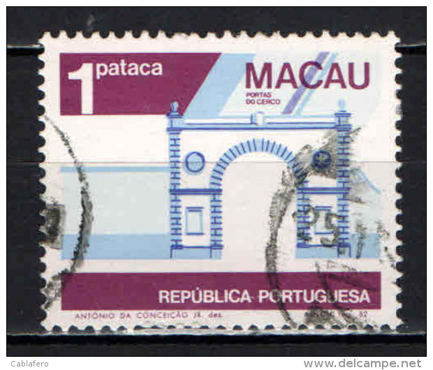 MACAO - 1982 - PORTAS DO CERCO - USATO - Oblitérés