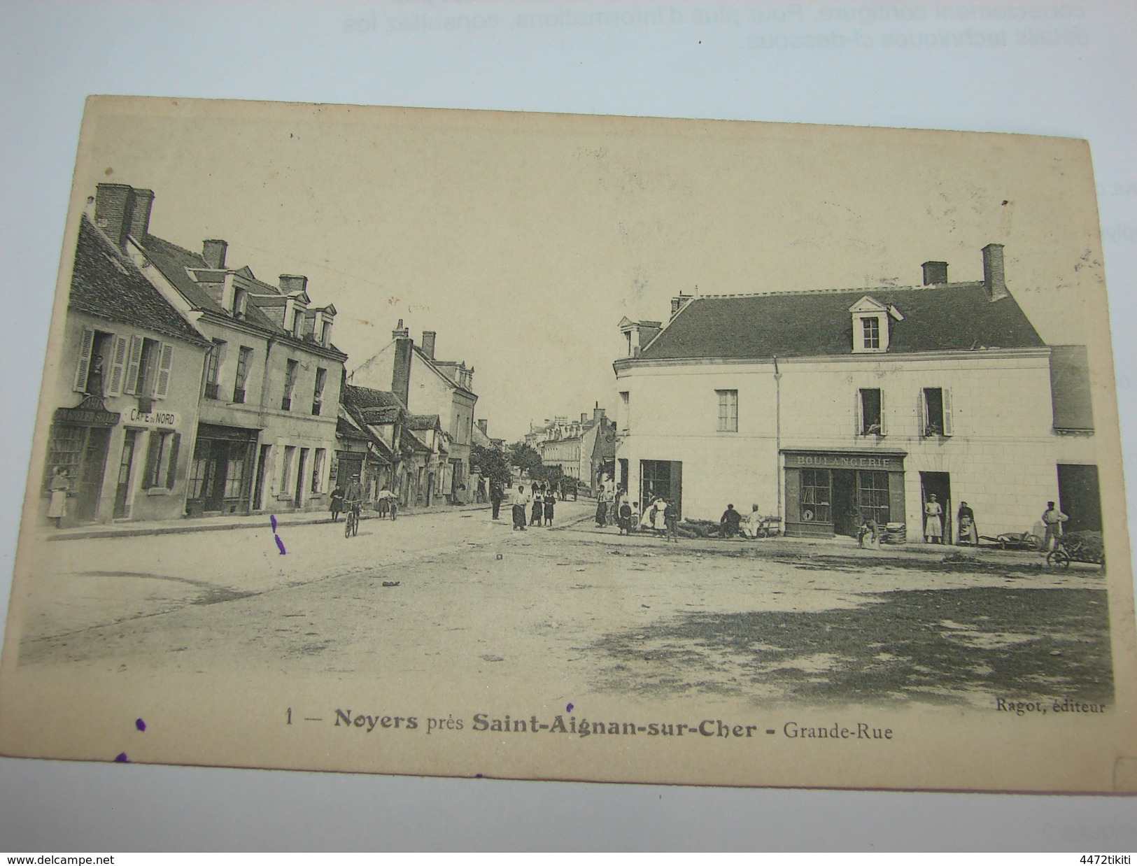 C.P.A.- Noyers (41) - Grande Rue - 1908 - SUP (J12) - Noyers Sur Cher