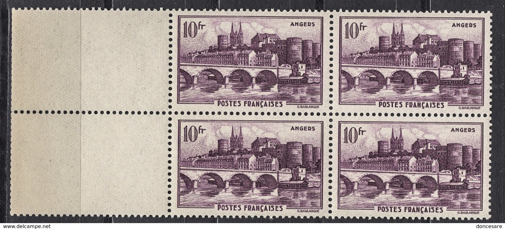 FRANCE 1941 - BLOC DE 4 TP  Y.T. N° 500 - NEUFS** /Y40 - Neufs