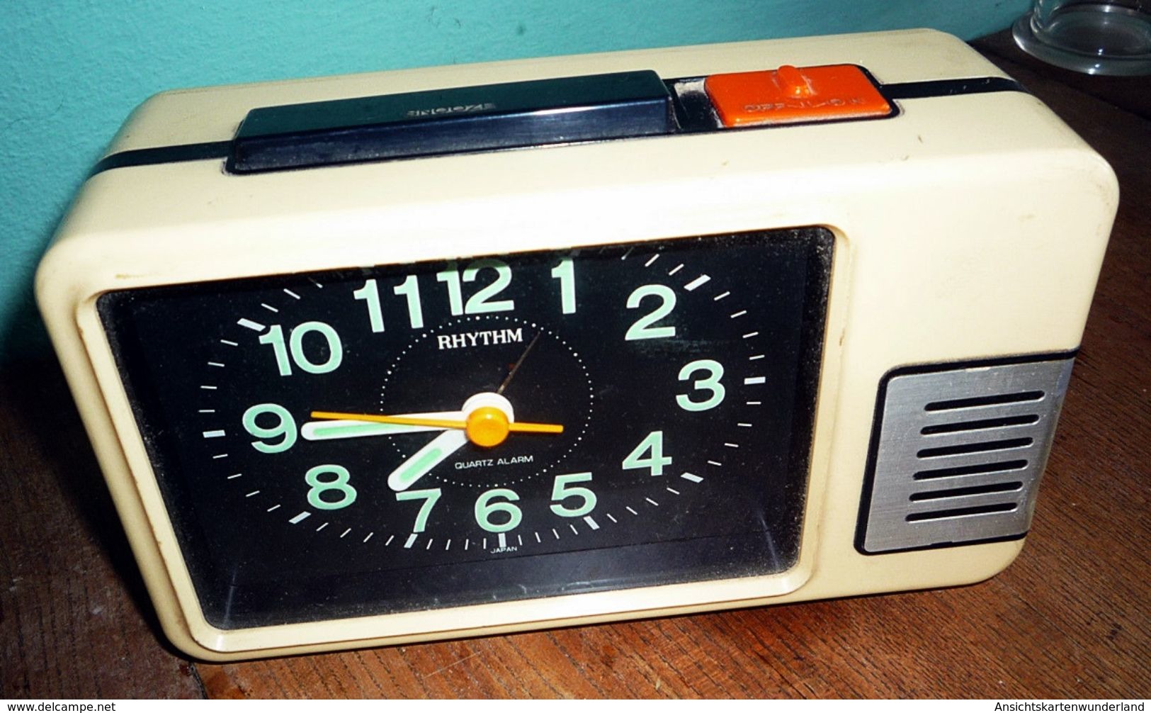 Wecker-034-Rhythm-034-Japan-Space-Age-70er-Jahre - Alarm Clocks