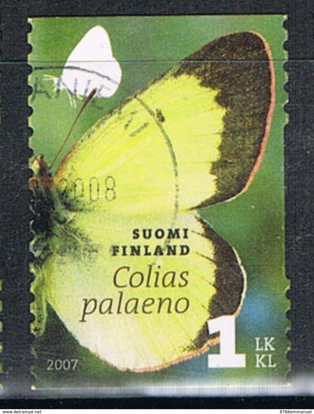 FINLANDE N°1829  Papillon - Usados