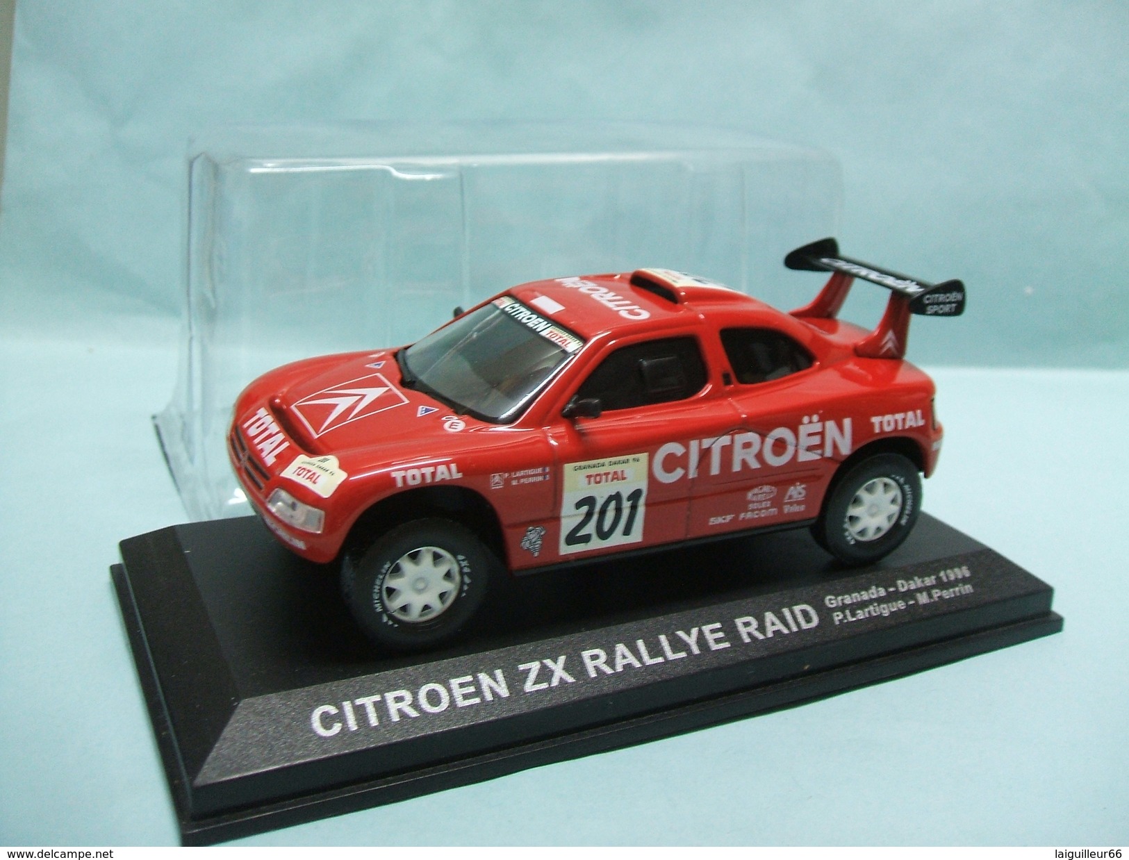 IXO / Altaya - CITROEN ZX RALLYE RAID Granada Dakar 1996 BO 1/43 - Rallye