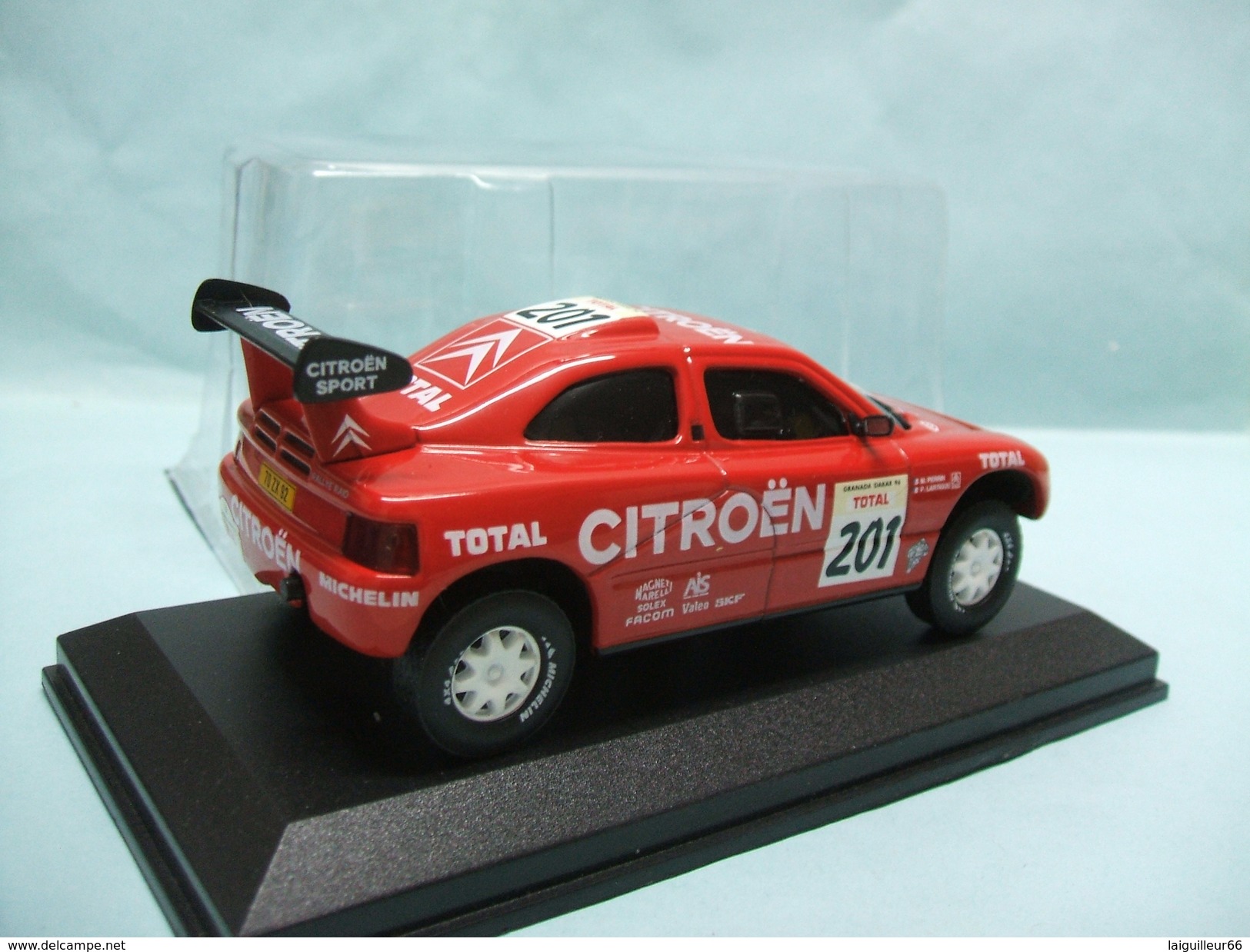 IXO / Altaya - CITROEN ZX RALLYE RAID Granada Dakar 1996 BO 1/43 - Rally