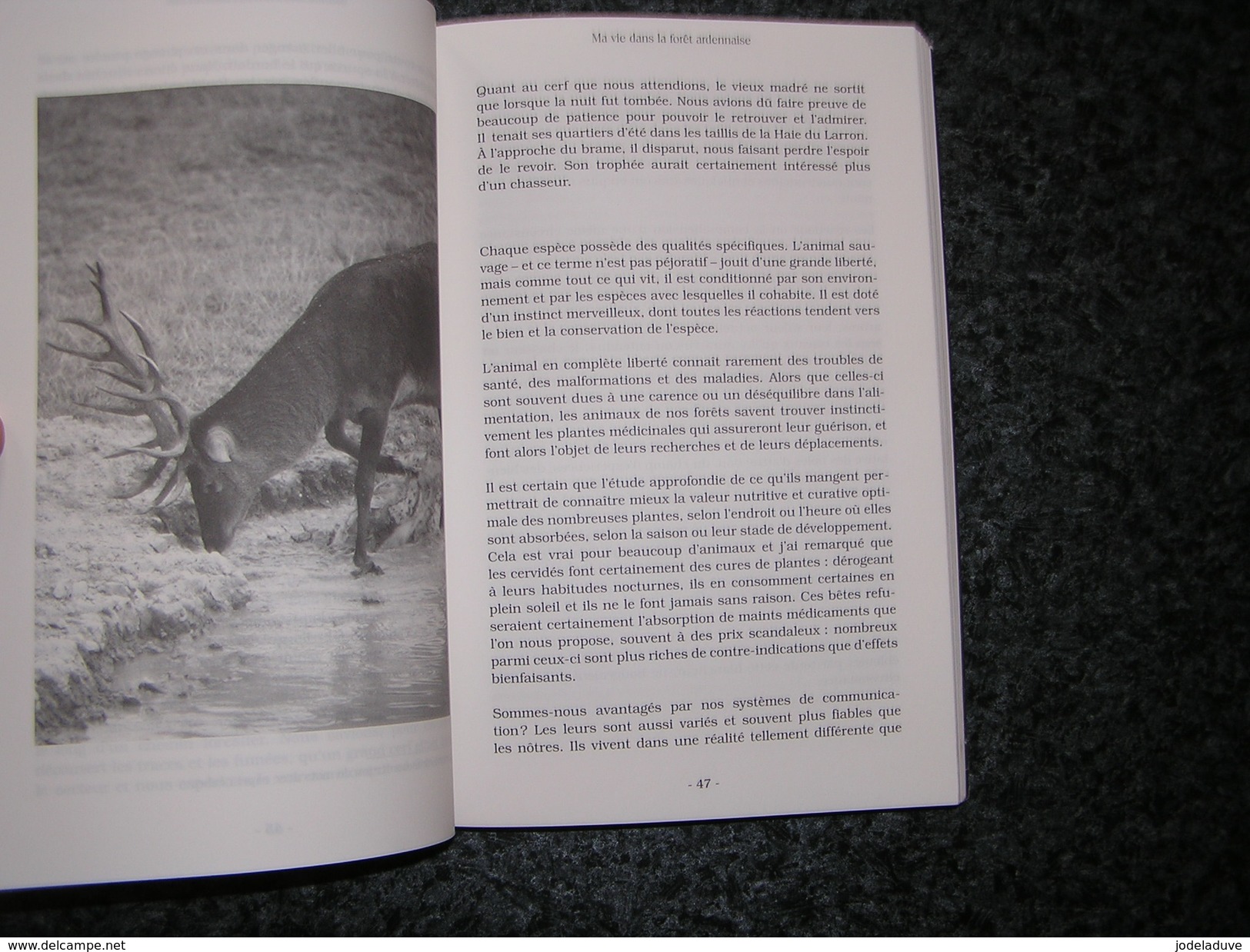 MA VIE DANS LA FORET ARDENNAISE Mémoires d´un garde-chasse Colleaux Régionalisme Ardenne Haut Fays Daverdisse Braconnier