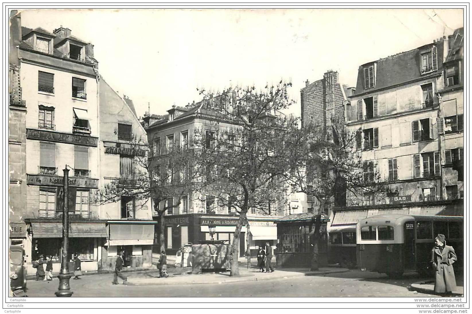 75005 - PARIS - Place Contrescarpe - Ecrite Au Futur Pianiste Classique Hollandais John Blot En 1958 - Distrito: 05