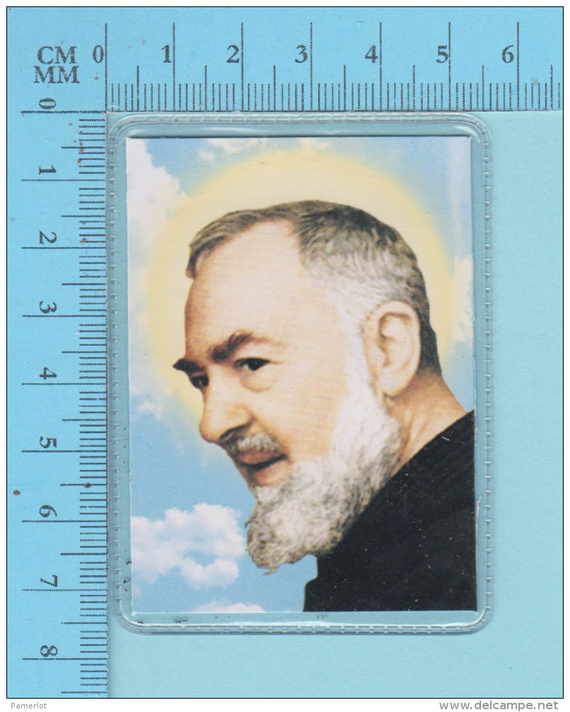 Image Reliquaire - Relique  Padre Pio -   Reliquia Relic - 2 Scans - Religion & Esotérisme