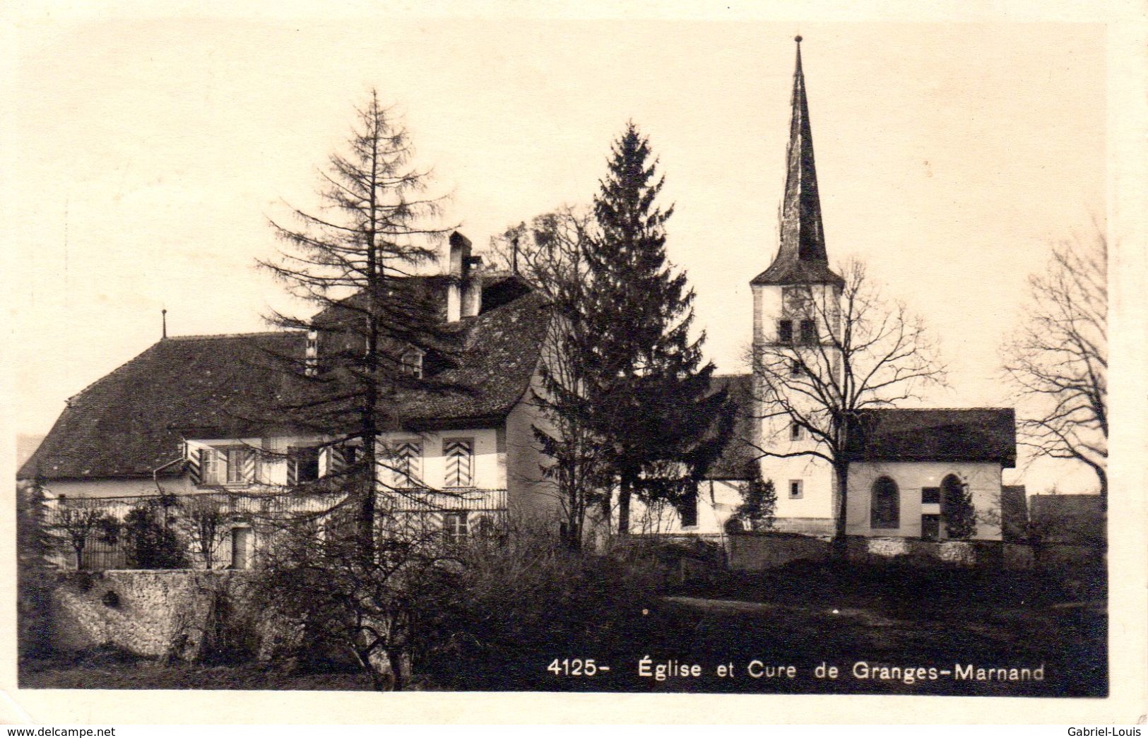 Eglise Et Cure De Granges-Marnand - Marnand