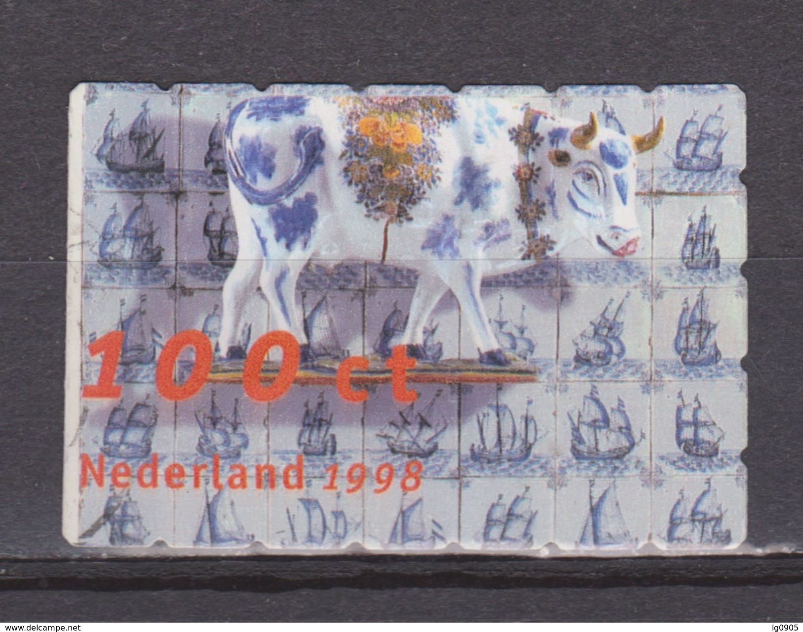 NVPH Netherlands Nederland Niederlande Pays Bas Holanda Nr 1747 Used ; Koe Cow La Vache Vaca, 1998 MUCH MORE COWS LOOK ! - Koeien