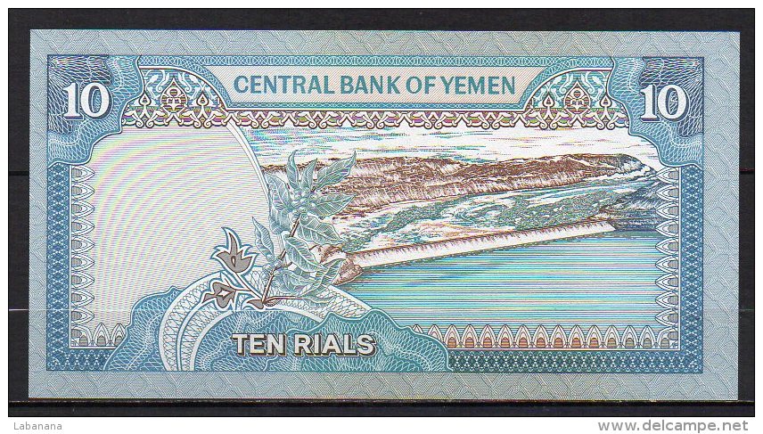 529-Yemen Billet De 10 Rials 1990 Sig.8 Neuf - Yémen