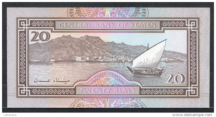 438-Yemen Billet De 20 Rials 1995 Neuf - Yémen