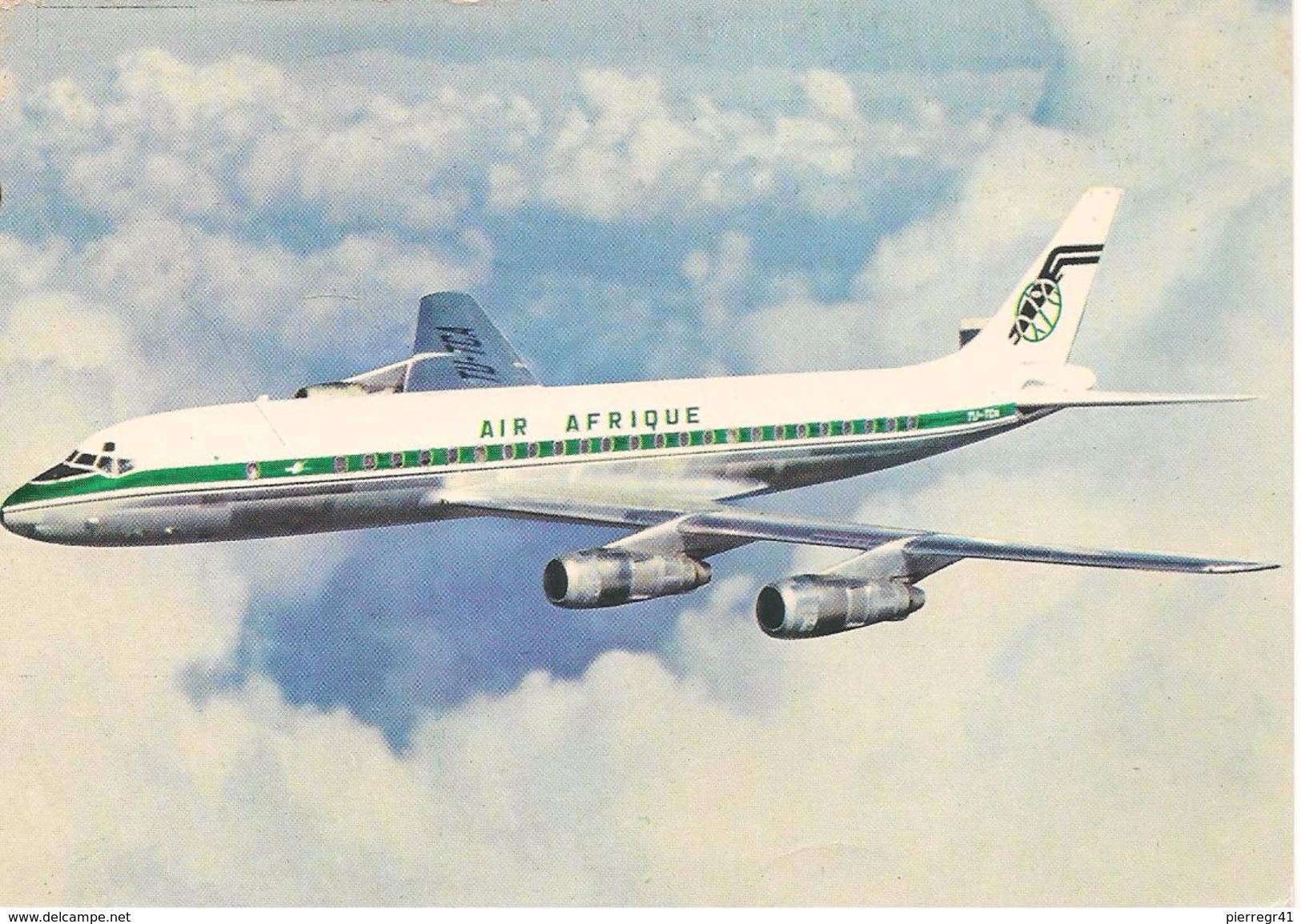 CPA-1960-AVION-DC8 TURBOFAN-AIR AFRIQUE-TBE - 1946-....: Moderne