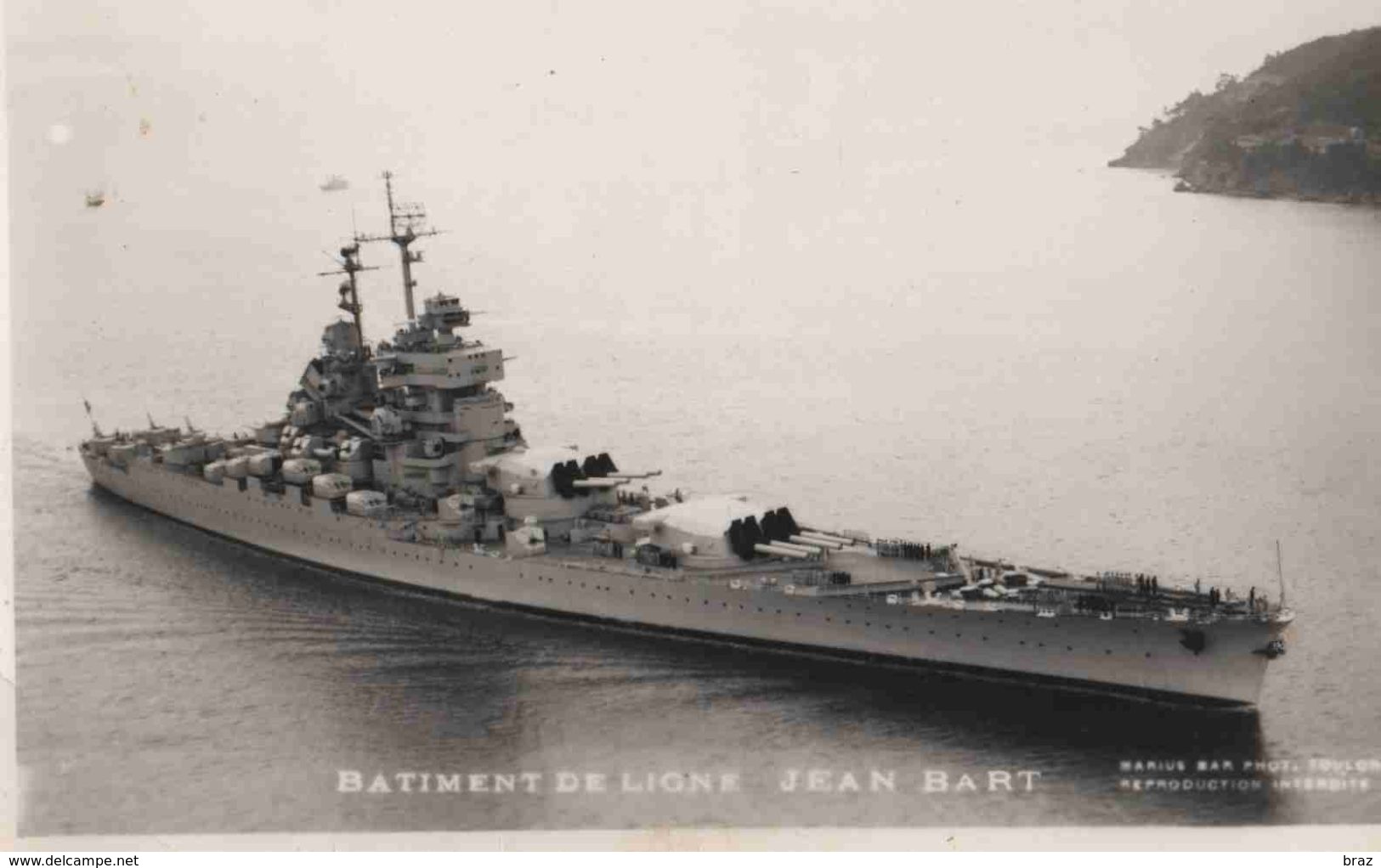 CPSM  Bateau Jean Bart - Guerra