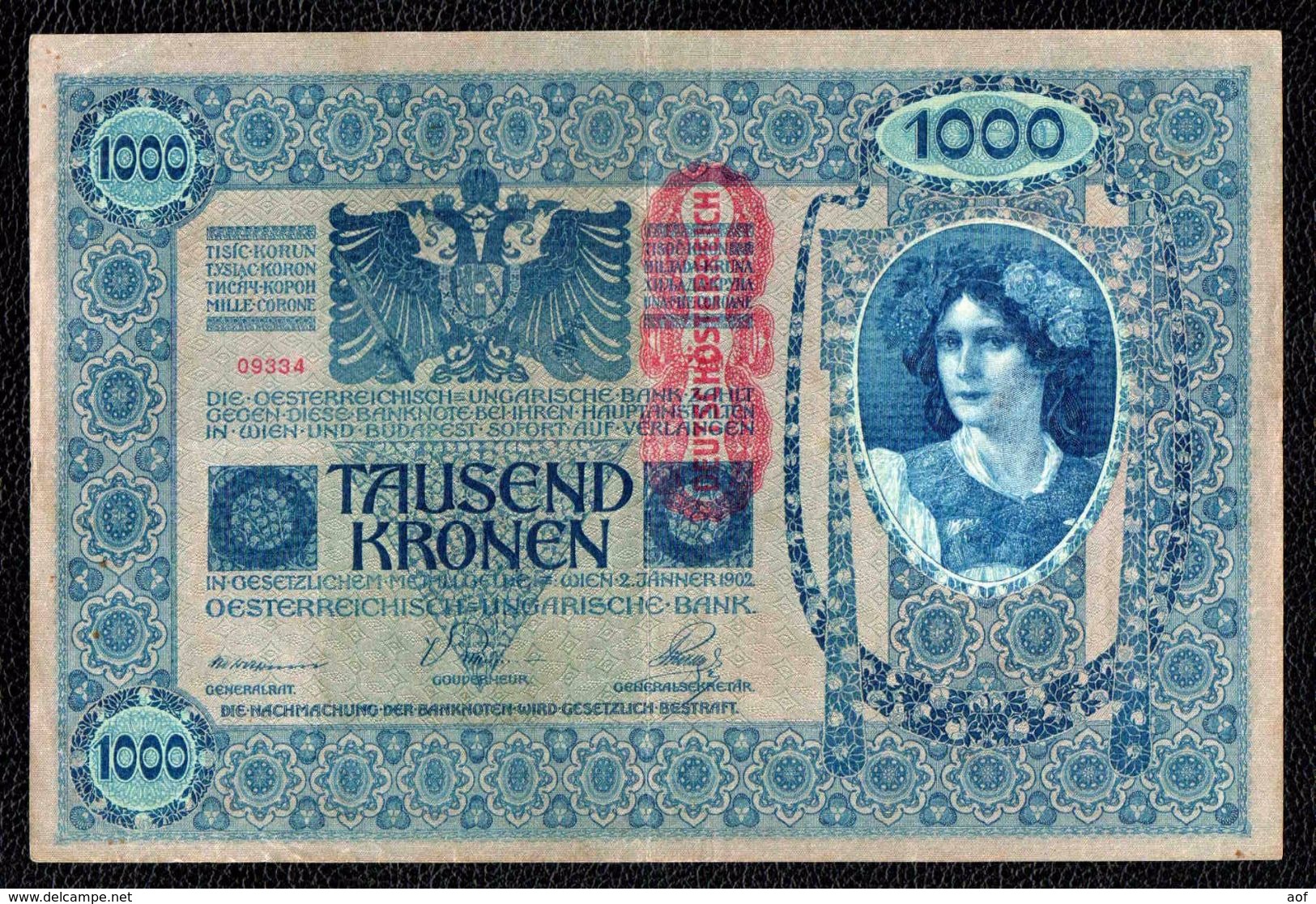 1000 Kronen - Autriche