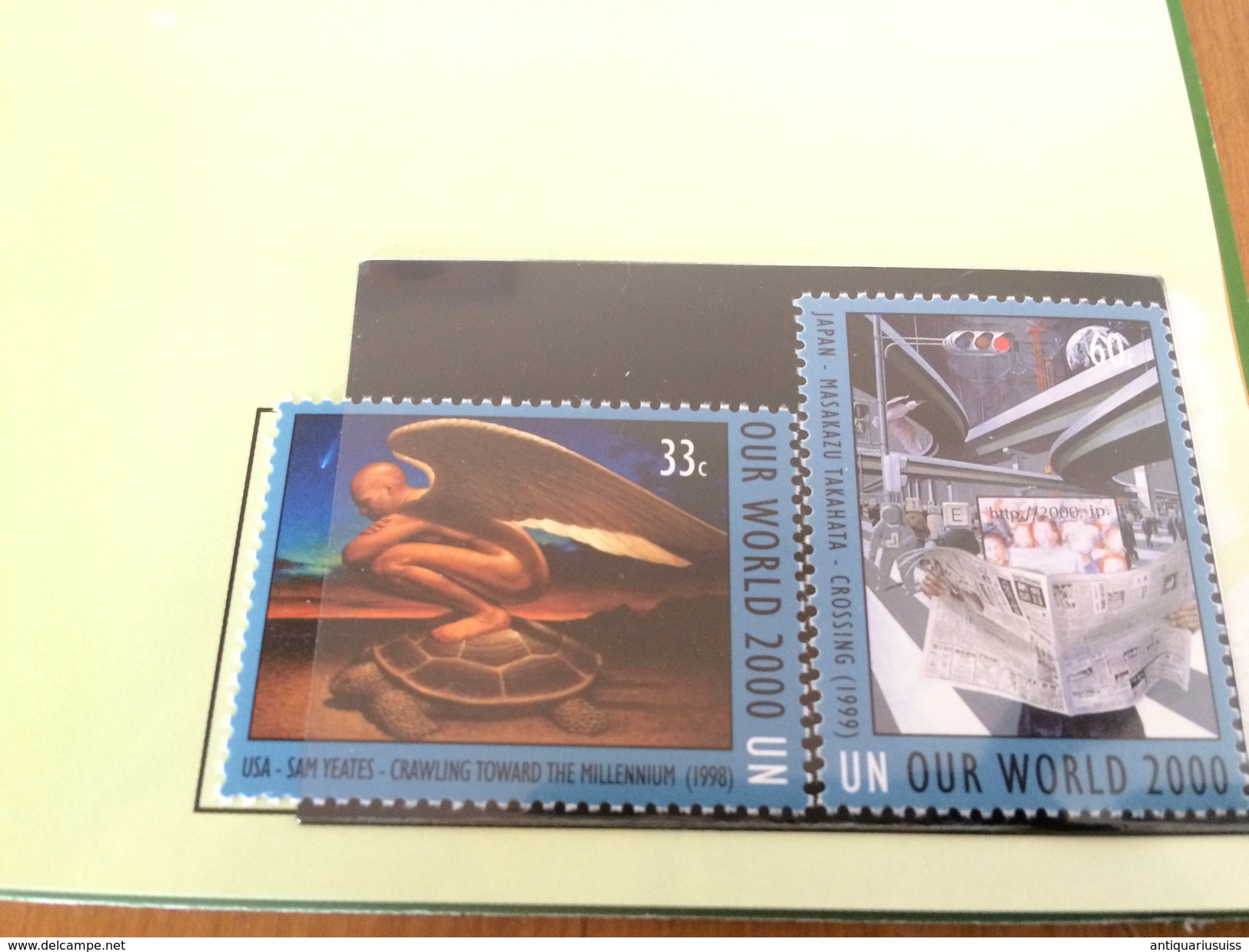 The united nations new york stamp collection 2000 - Album comlet - WORLD HERITAGE,SPAIN MNH, PRESTIGE BOOKLET