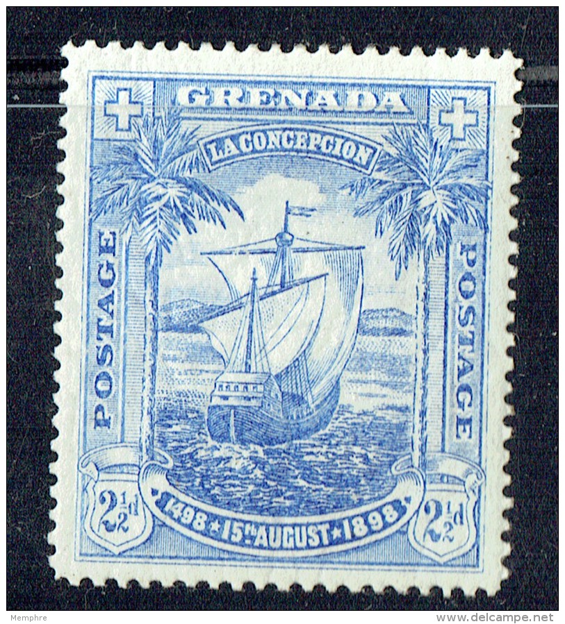 1898   400th Ann. Discovery Of America  SG 56  MH - Grenada (...-1974)