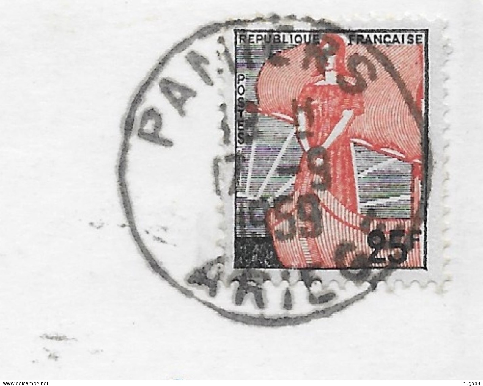 (RECTO / VERSO) PAMIERS EN 1959 - MULTIVUES AVEC POSTE - BEAU CACHET - CPSM GF VOYAGEE - Pamiers