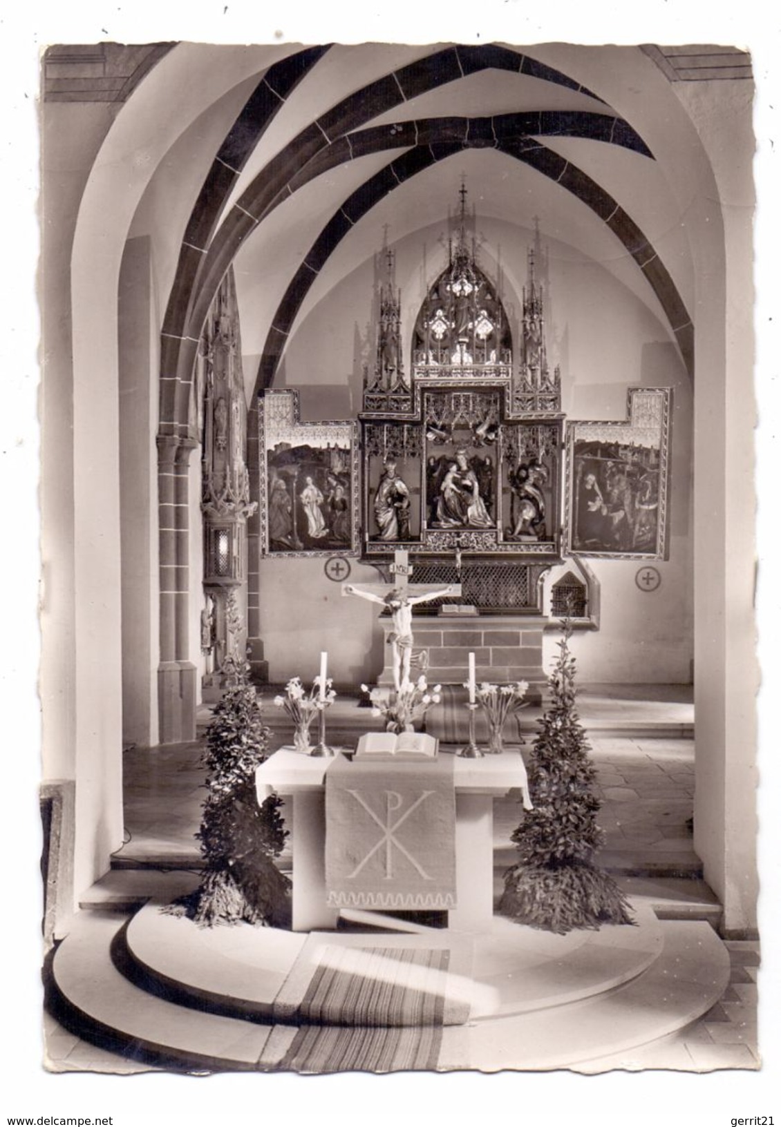 7085 BOPFINGEN, Ev. Stadtkirche, Innenansicht - Aalen