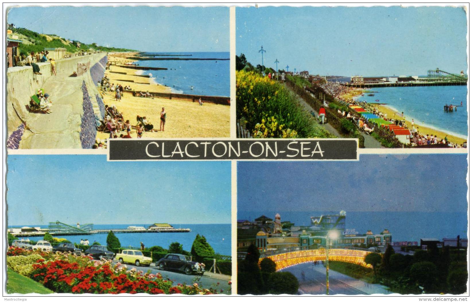 REGNO UNITO  ESSEX  CLACTON-ON-SEA  Multiview   Beach &amp; Cliff  The Pier Venetian Bridge - Clacton On Sea