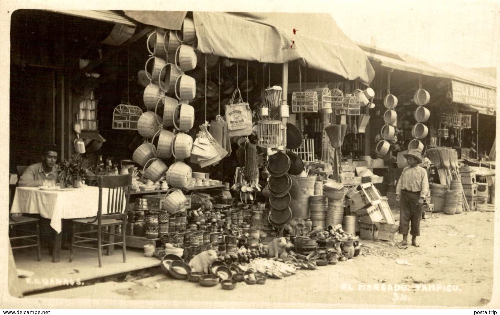 RPPC EL MERCADO TAMPICO  MEXICANO MEXICO  Mexique - Mexico