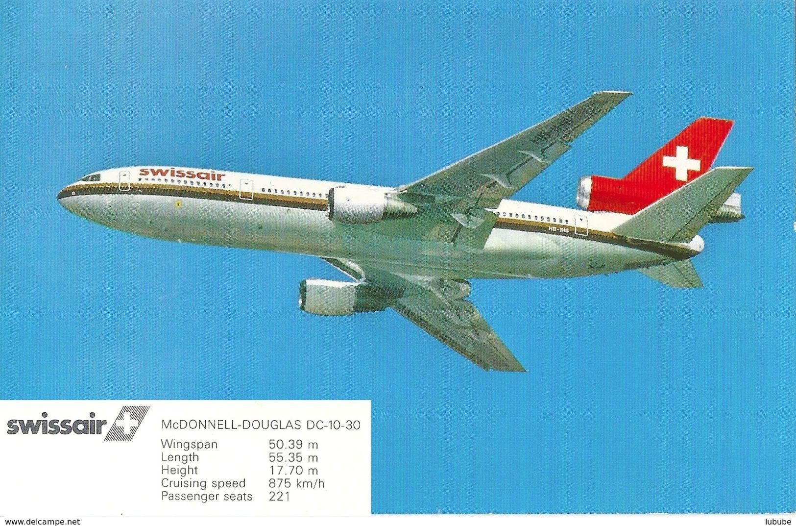 Swissair - DC 10-30 HB-IHB             1992 - 1946-....: Moderne